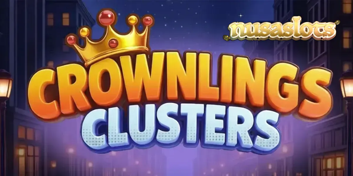 Tampilan visual ceria dan penuh warna dari slot Crownlings Clusters dengan makhluk blob neon.